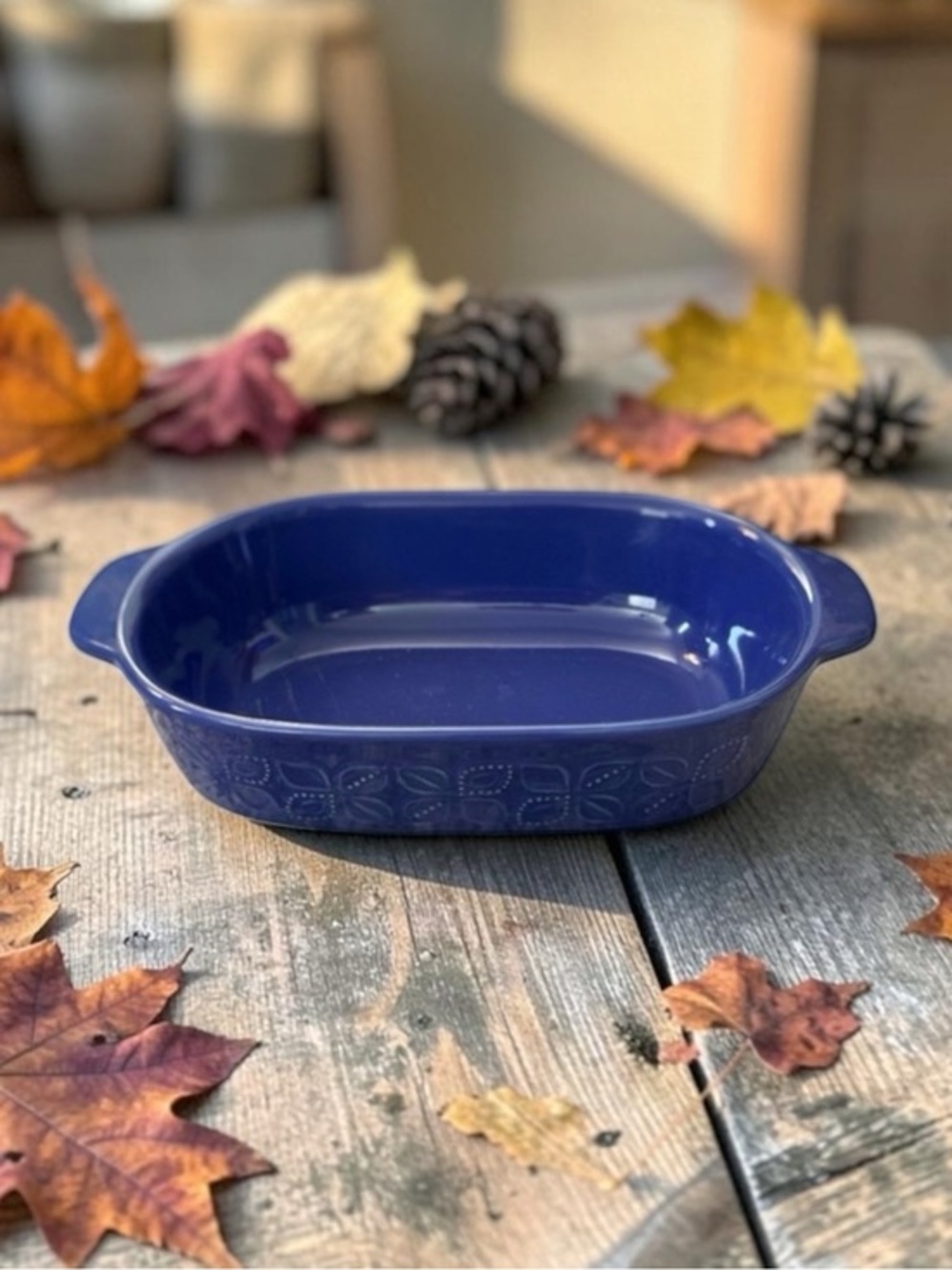 🫶🏻 CW Corningware 1.5 Quart Blue Ceramic Baking Dish